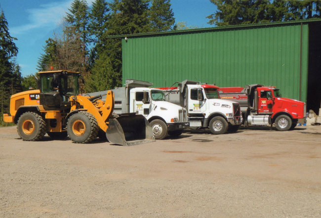 Trucks and Equipment - Indigo Topsoil Kitsap County